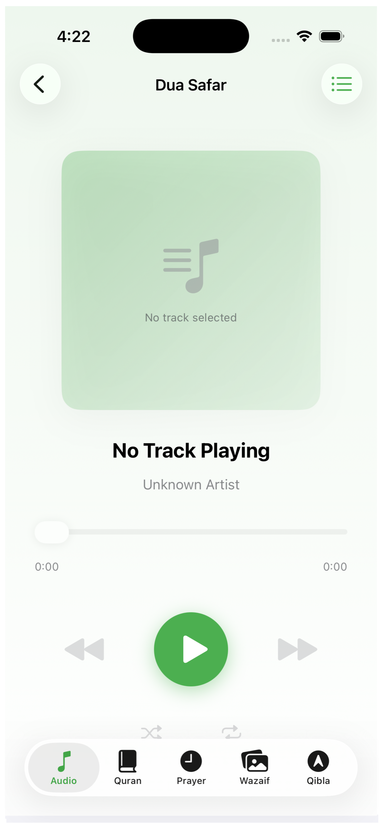 Audio Player iOS