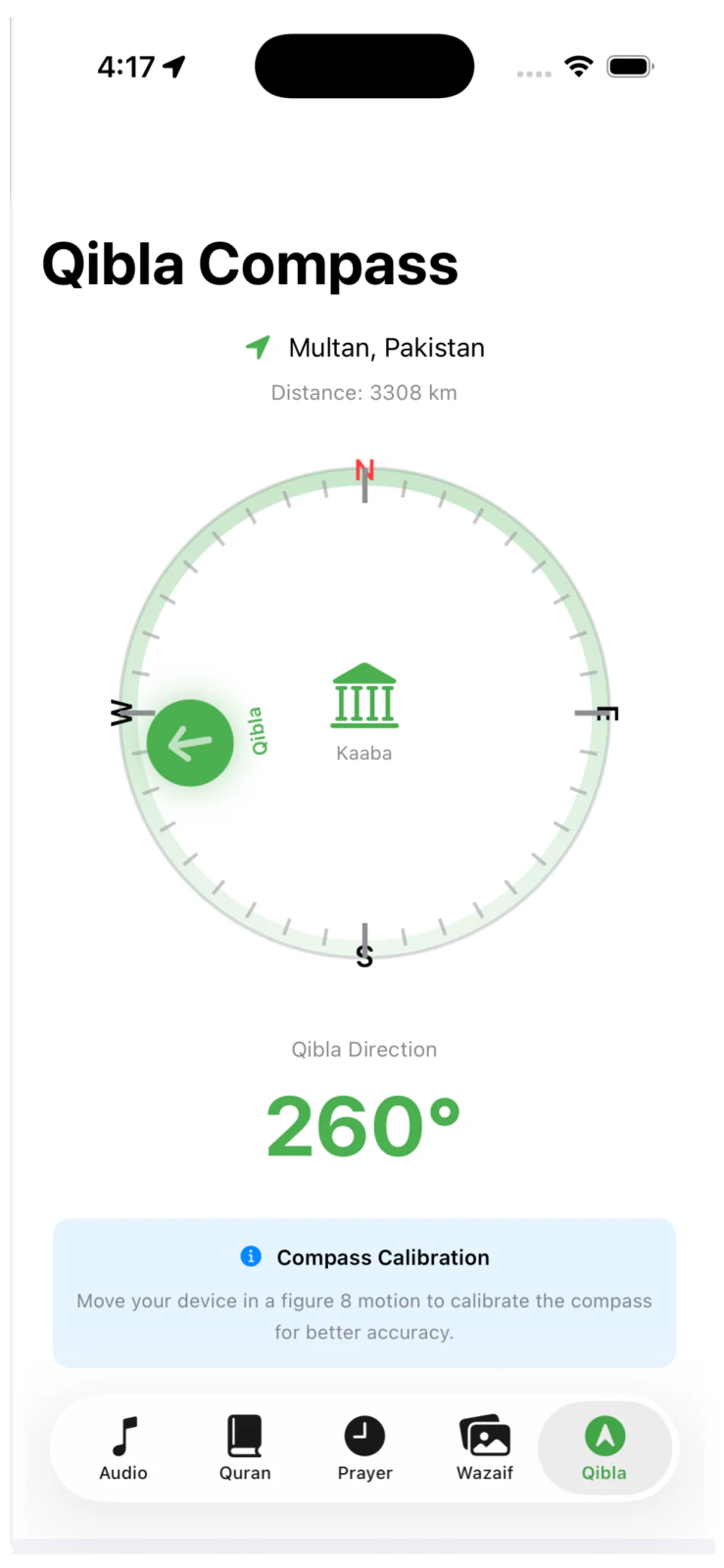 Qibla Compass iOS