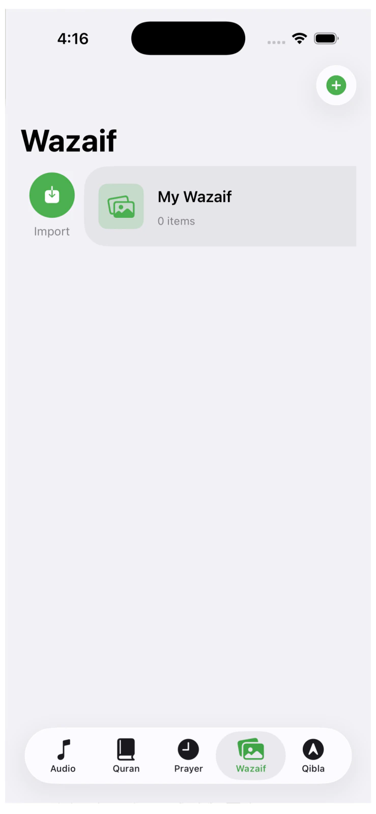 Wazaif iOS